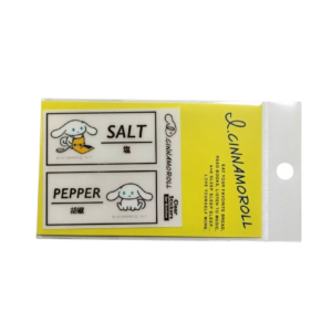 キュートな調味料マーク シナモロール キッチンステッカー サンリオオフィシャルグッズ 塩 胡椒 SALT & PEPPER ICN014