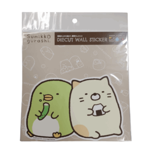 すみっコぐらし ウォールステッカー ぺんぎん？&ねこ