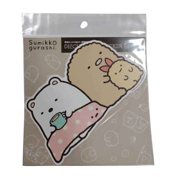 すみっコぐらし ウォールステッカー しろくま&とんかつ