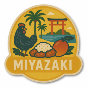 Radiant Sticker 九州・沖縄ご当地ステッカーセット 県別デザイン全8種 桜島・祇園山笠・温泉・バルーン・マンゴー・カステラ入り 旅行・観光・お土産に最適 宮崎