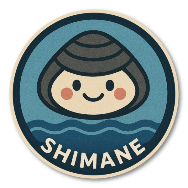 Radiant Sticker ご当地キャラの旅ステッカー｜可愛い円形デザイン 全9種｜スーツケース・ノート・タブレットにぴったり 日本限定 ビニール素材 防水仕様 島根