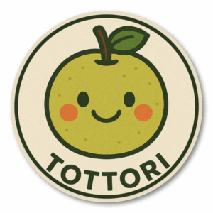 Radiant Sticker ご当地キャラの旅ステッカー｜可愛い円形デザイン 全9種｜スーツケース・ノート・タブレットにぴったり 日本限定 ビニール素材 防水仕様 鳥取