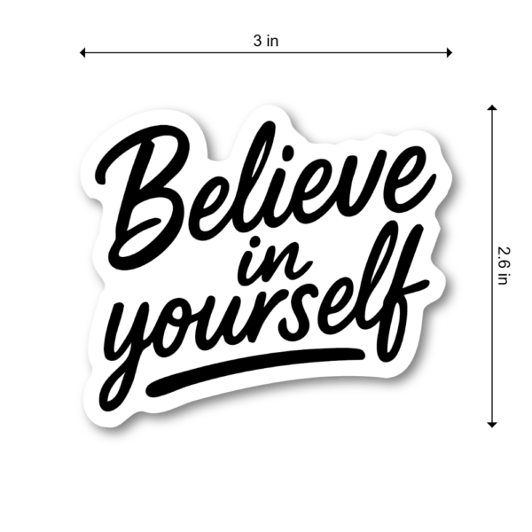 英語名言 モチベーション ステッカー 3枚セット｜Believe in yourself／The best is yet to come／You are capable of amazing things｜防水・耐候｜おしゃれデコシール - 画像 (4)