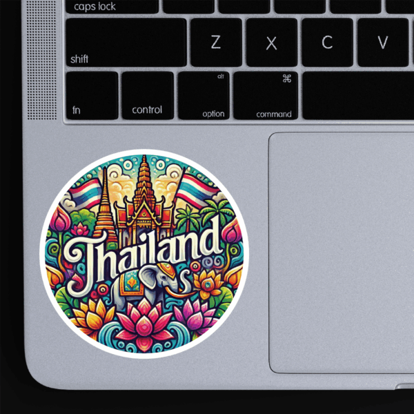 トラベルステッカー 円形 76mm 3枚セット 防水・耐候 ラミネート スーツケース ノートPC 水筒 旅行 お土産デザイン - 日本 - 画像 (7)