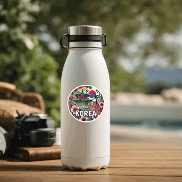 トラベルステッカー 円形 76mm 3枚セット 防水・耐候 ラミネート スーツケース ノートPC 水筒 旅行 お土産デザイン - 日本 - 画像 (5)