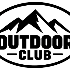 OUTDOOR CLUB アウトドア ステッカー 楕円 100×70mm 三峰